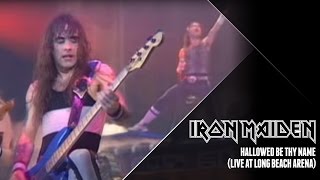 Iron Maiden  Hallowed Be Thy Name Live at Long Beach Arena [upl. by Doolittle]