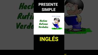 Así se aprende FÁCIL presente simple en Inglés shorts [upl. by Nelrah]