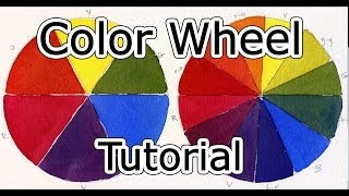 Color Wheel Tutorial  How To Mix Paint [upl. by Sixela]