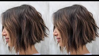 Perfect Layered bob haircut amp hairstyles for 2021 [upl. by Grosberg]