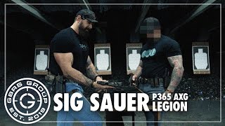 sig sauer p365 axg legion  unboxing testing and review [upl. by Eignat224]