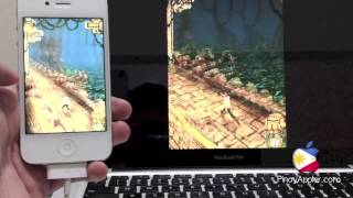 iPhoneMac AirPlay Mirroring Demo using AirServer  Pinoy Appler [upl. by Llerrac]