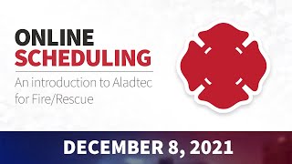 Aladtec Online Scheduling amp Workforce Management for Fire Rescue  Dec 2021 [upl. by Eekaz]