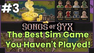 Songs of Syx Ep 3  Food Crisis Finally Solved Now Onto Building Our Economy [upl. by Yttam]