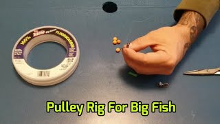 How To Build a Pulley Pennel Rig For Big Fish  Sea Fishing [upl. by Dibbrun]