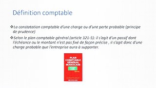 LA FISCALITÉ  LES PROVISIONS BDarija [upl. by Monti]