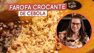 Receita de farofa deliciosa e mais fácil do mundo [upl. by Gorlicki]