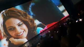 rooba rooba song orange movie theater reaction in hyd sandhya 35mm [upl. by Bessy]