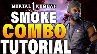 Mortal Kombat 1 Smoke Combos  Mortal Kombat 1 Smoke Combo Tutorial [upl. by Haral939]