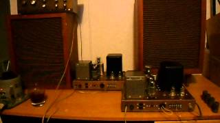 heathkit w5m mono tube amplifiers [upl. by Akinahs]