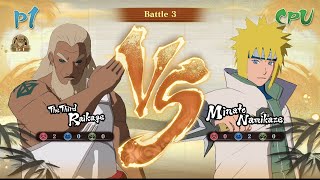 the third Raikage vs the fourth Hokage Minato [upl. by Lynette]