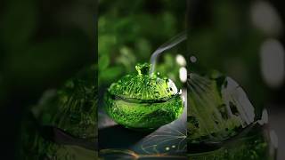 Feel the incense inside emerald green containerincense incenseburner healing satisfying [upl. by Madelin]