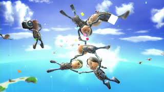 going pro in every wii sports resort sport  skydiving [upl. by Clie901]