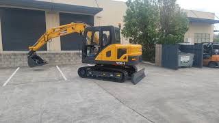 Yuchai YC859 Excavator quick overview in the yard [upl. by Marion]