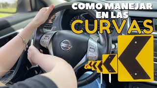 COMO CONDUCIR UN AUTO AUTOMÁTICO EN LAS CURVASClases de Manejo para Principiantes [upl. by Sirod515]