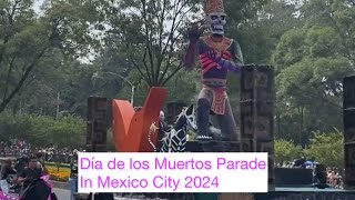 Día de los Muertos parade in Mexico City 2024 [upl. by Aleka]