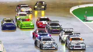 GREAT RC DRIFT CAR RACE MODELS IN PAIR COMPETITION  ModellTechnik Stuttgart 2017 [upl. by Ruelle663]