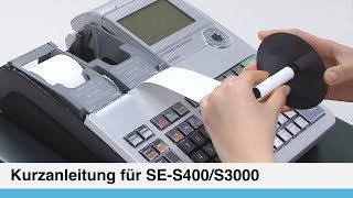 Anleitung für Registrierkasse CASIO SES400S3000 [upl. by Raynor]