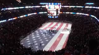 Chicago Blackhawks national anthem Star Spangled Banner [upl. by Rhea]