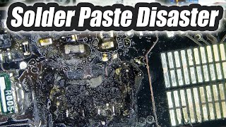 Mac mini Big mess caused by Solder paste Fan connector replacement [upl. by Chasse987]