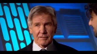 Harrison Ford Interview  Star Wars The Force Awakens European Premiere Red Carpet [upl. by Baggs]