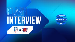 Flash Interview  SC Esmoriz x FC Cesarense J23 [upl. by Mini510]