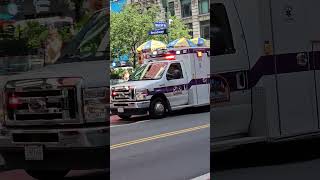 NYU LANGONE HEALTH AMBULANCE RESPONDING IN MANHATTAN NYC [upl. by Najar]