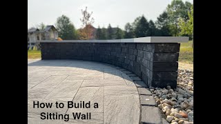 How To Build a Sitting Wall [upl. by Imefulo]