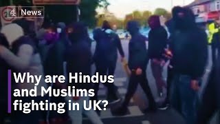 Why are Hindus and Muslims fighting on the streets of Leicester [upl. by Castora]