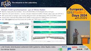 Distributed coherent SDR systems GNU Radio rides the White Rabbit JeanMichel Friedt [upl. by Anselma]