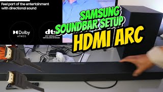 StepbyStep Guide to Connect A Samsung Soundbar to Android LG TV Via HDMI ARC [upl. by Martguerita]