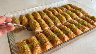 PRATİK ve LEZZETLİ❗Daha önce bu kadar NEFİS BAKLAVA yemedim 😋 İnanılmaz HIZLI ve KOLAY oluyor 👌 [upl. by Nodyarg]