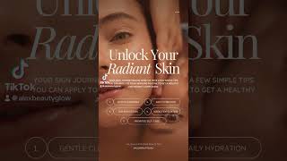 Skincare Goals 🫧 follow these tips to unlock your radiant skinskincare skingoals skinpositivity [upl. by Oyr446]