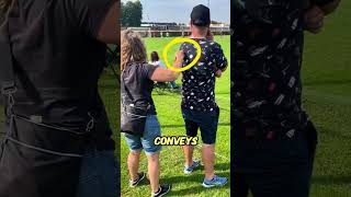 Dad Experiences Sons Soccer Game Through Touch shorts [upl. by Antonin699]