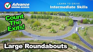 Large Roundabouts  Learn to drive Intermediate skills [upl. by Pellegrini]