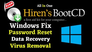 Hiren Boot CD Complete Tutorial  Features Explained  Password Reset Data Recovery Virus Removal [upl. by Rann]