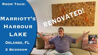 MARRIOTTS HARBOUR LAKE 2 Bedroom RENOVATED Room TOUR Orlando  Close to all Theme Parks [upl. by Kcirdnekal414]