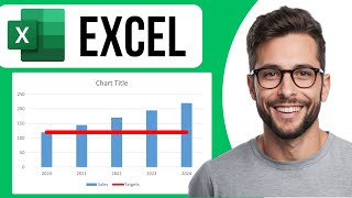 How To Add A Target Line To A Chart In Excel [upl. by Massimo]