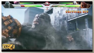 Godzilla amp Kong vs Scar King amp Shimu with Healthbars  GxK 2 TNE Trailer  Concept Game UI 6 [upl. by Auston]