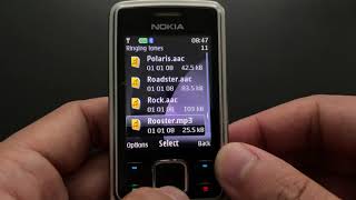 Nokia 6300 2007 — ringtones [upl. by Euqinomad]