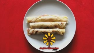 Cómo preparar Crêpes o Panqueques facilmente [upl. by Tandie]