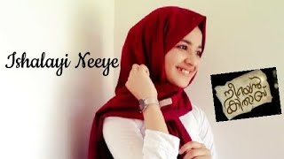 Ishalayi Neeye Song Lyrics  Neeyenn Kithab  Nysha Fathima  Sajeer Koppam [upl. by Lewej]