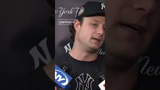 Gerrit Cole explains what happened in the 5th inning shorts [upl. by Boehike]