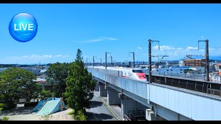 ※ALFAX🔄East i↖️827am～🚄東北新幹線郡山市街📹LIVE🔴REC ライブカメラ ↖️東京方面🛤↘️仙台方面 MAX320kmh🌈Shinkansen TOHOKU🗾公園🏞 [upl. by Denise]