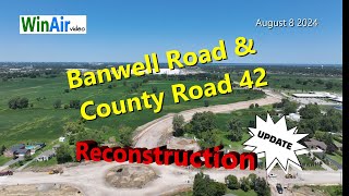 Progress on Banwell and county road 42 roundabout August 7 2024 0 [upl. by Eciram308]