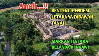 BENTENG PENDEM LETAKNYA DI BAWAH TANAH MARKAS Tentara BELANDA DI NGAWI [upl. by Ahsiekin]