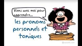 Les pronoms personnels et toniques [upl. by Claus232]