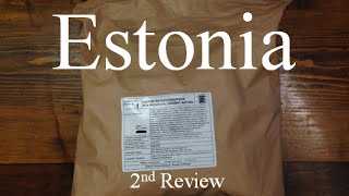 MRE Review Estonia 24 Hour Ration Menu 1 2nd Review [upl. by Busby]