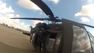 Blackhawk Startup and Takeoff Crewchief POV [upl. by Mcmullan]