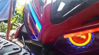 Modif Lampu CBR 150 pake LED Projie amp alis [upl. by Brawley]